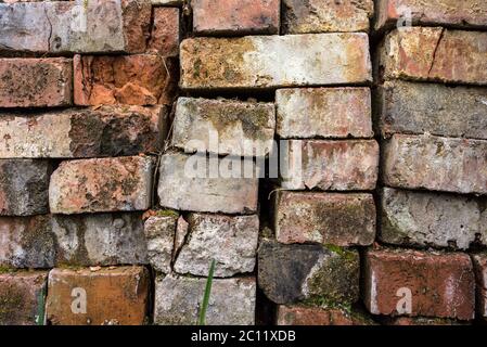 Backsteinstapel Stockfoto