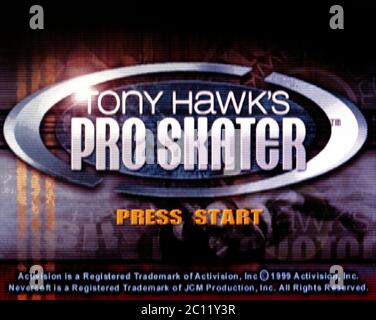 Tony Hawk's Pro Skater - Nintendo 64 Videospiel - nur für redaktionelle Verwendung Stockfoto