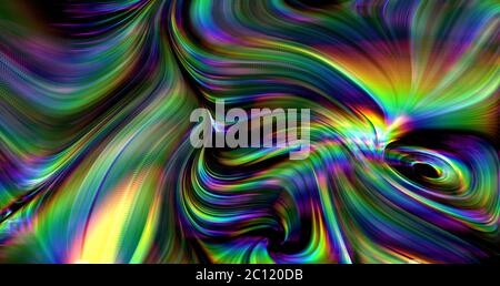 Bunte dynamische tripy psychedelischen Hintergrund Stockfoto