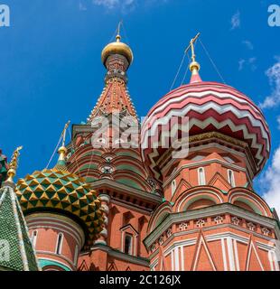 Kathedrale Saint-Basiles, Roter Platz Stockfoto