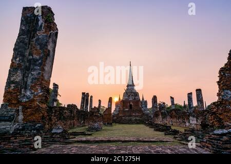 Wat Phra Si Sanphet, Thailand Stockfoto
