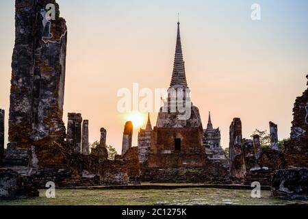 Wat Phra Si Sanphet, Thailand Stockfoto