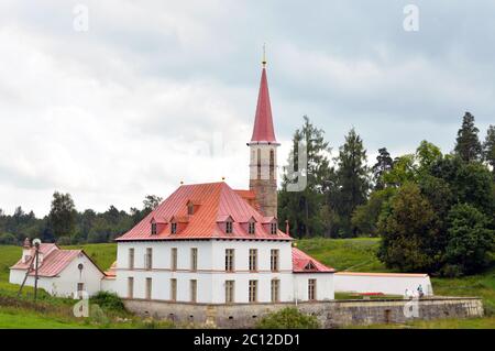 Prioratski Palast in Gattschina. Stockfoto