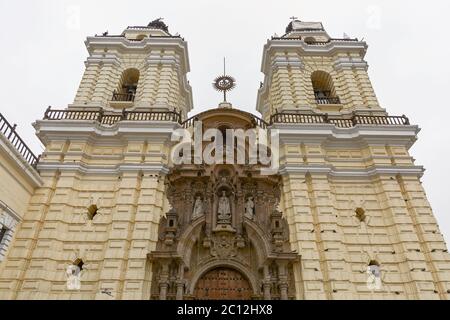 Kloster San Francisco in Lima, Peru. Stockfoto