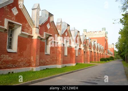 Kaiserliche Ställe in Petergof. Stockfoto