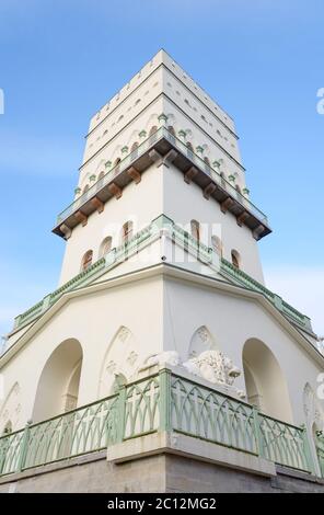 Der Weiße Turm in Zarskoe Selo. Stockfoto