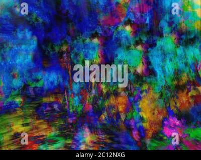 CORPORATE ART: Meeting of the Blues Stockfoto