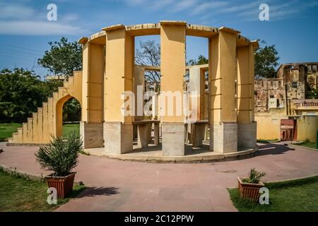 Jantar Mantar Sternwarte Stockfoto