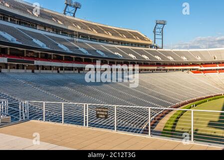 Sanford Stadium, Heimat der Georgia Bulldogs, auf dem Campus der Universität von Georgia in Athen, Georgia. (USA) Stockfoto