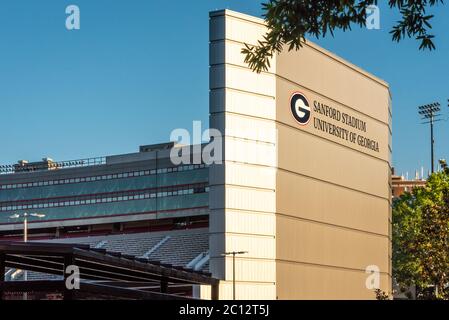 Sanford Stadium, auf dem Campus der Universität von Georgia in Athen, Georgia. (USA) Stockfoto