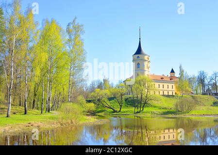 Blick auf das Schloss Mariental. Stockfoto