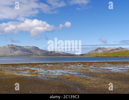 Küstenlandschaft auf der Halbinsel Snæfellsnes in Island Stockfoto