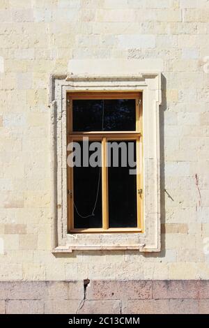 Textur Steinmauer Gattschina-Palast, erbaut von Pudozh - produziert rund um den Ortsteil Gattschina, 17. Jahrhundert Stockfoto