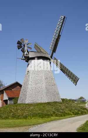 Windmühle Bierde (Petershagen) Stockfoto