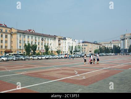 Ulan-Ude Stadt Stockfoto