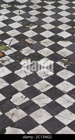 Karierte Boden Textur Hintergrund - vertikal Stockfoto