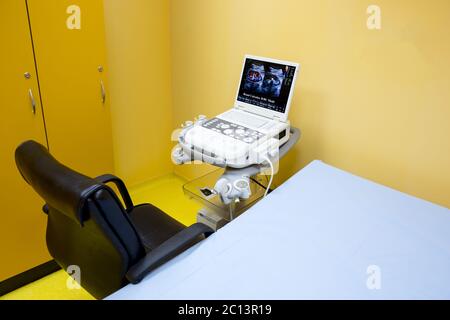 Ultraschallgerät im Krankenhaus Stockfoto