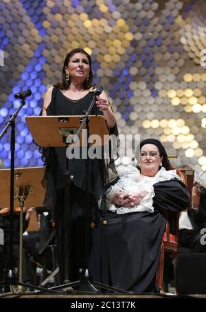 Montserrat Caballe Oper Stockfoto