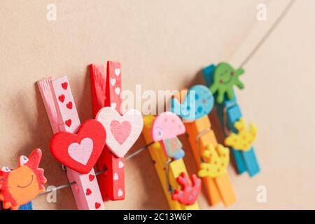 Herzförmig mit bunten. Stockfoto