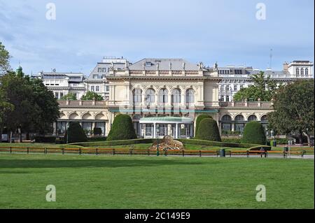 Musikhalle Kursalon im Stadtpark Wien Österreich Stockfoto