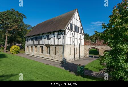 Das Hospitium, ursprünglich Teil der St Mary's Abbey in York, wird heute als Veranstaltungsort für Hochzeiten und Veranstaltungen genutzt Stockfoto