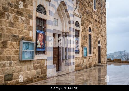 Kirche des Heiligen Michael in Sereel Dorf auch als Siriil bekannt, in Zgharta Bezirk im Norden Governorate des Libanon Stockfoto