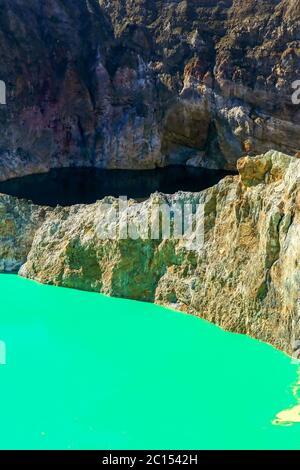 Kelimutu bei Sonnenaufgang Stockfoto