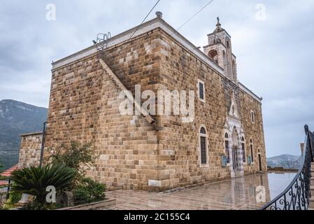 Kirche des Heiligen Michael in Sereel Dorf auch als Siriil bekannt, in Zgharta Bezirk im Norden Governorate des Libanon Stockfoto