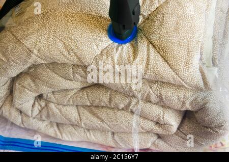 Vakuumverpackung luftdichte Abdichtung Stockfoto