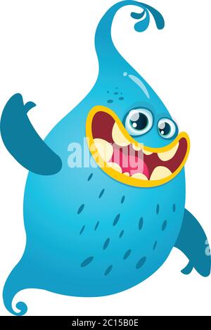 Cartoon ghost. Vector Illustration Stock Vektor