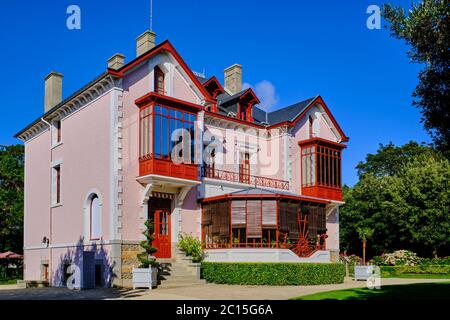 Frankreich, Normandie, Manche, Granville, Christian Dior Museum Stockfoto