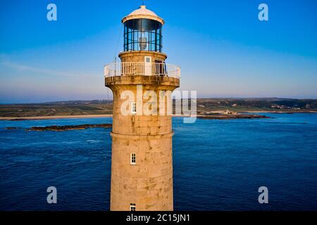 Frankreich, Normandie, Manche, Cotentin, Cap de la Hague, Auderville, Spitze von Cotentin und Goury Leuchtturm Stockfoto