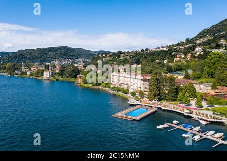 Villa d'Este, Cernobbio. Comer See in Italien Stockfoto