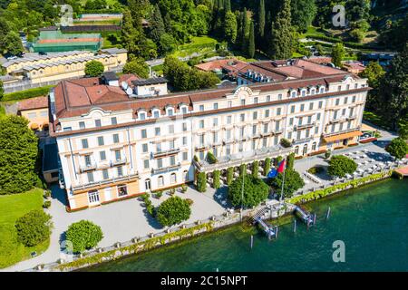 Luxushotel am Comer See. Villa d'Este, Cernobbio. Stockfoto