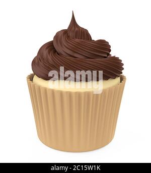 Cupcake isoliert Stockfoto