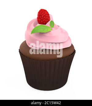 Cupcake isoliert Stockfoto