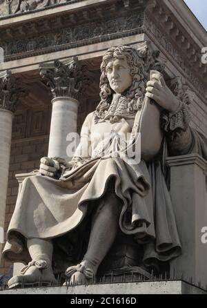 COLBERT-STATUE IN DER ASSEMBLEE NATIONALE, PARIS Stockfoto
