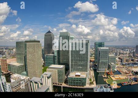 Caanary Wharf Building in london Stockfoto