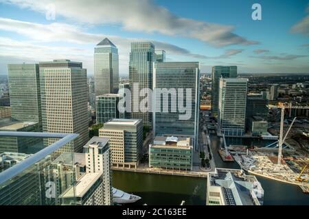 Caanary Wharf Building in london Stockfoto