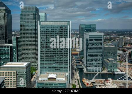 Caanary Wharf Building in london Stockfoto