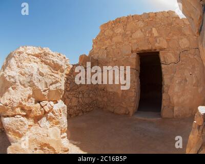 Herods Burgruine in Festung Masada, Israel Stockfoto