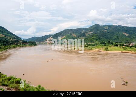 Mekong-Fluss Stockfoto