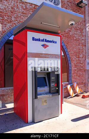 Bank of America Standalone Geldautomat in Tucson AZ Stockfoto