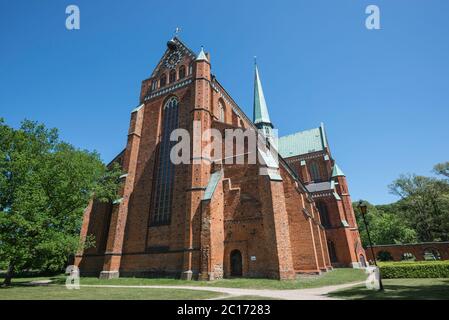 Historische Lutherische Kirche im Norden deutschlands Stockfoto