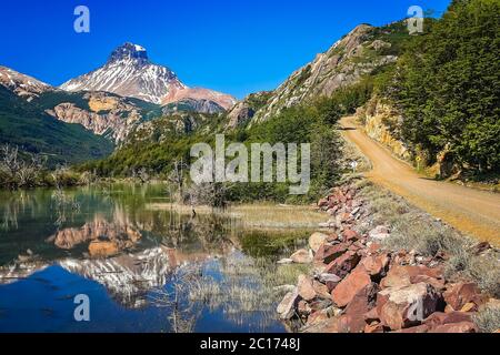 Atemberaubende Carretera Austral Landschaft Stockfoto