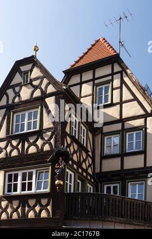 LOHR AM MAIN, DEUTSCHLAND - 27. MAI 2017: Lohr am Main (offiziell: Lohr a. Main) ist eine Stadt im Main-S Stockfoto