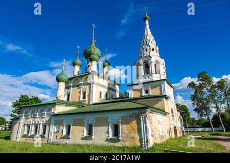 Kirche der Geburt Johannes des Täufers des 17. Jahrhunderts, Uglich, Russland Stockfoto