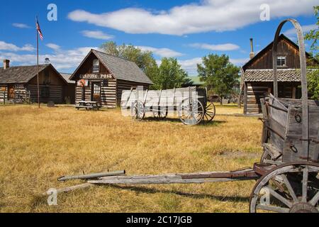 Vier Winde Trading Post, St. Ignatius, Missoula, Montana, USA Stockfoto