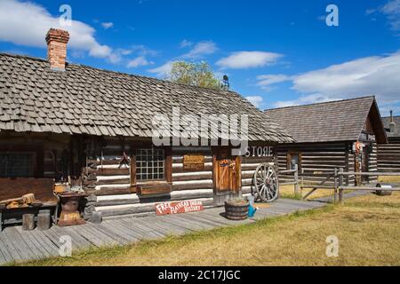 Vier Winde Trading Post, St. Ignatius, Missoula, Montana, USA Stockfoto