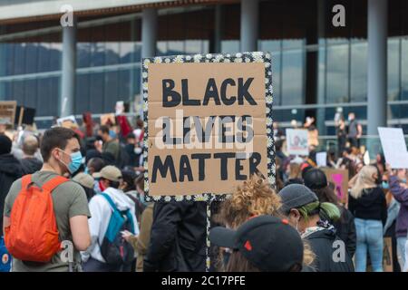 George Floyd Proteste, Vancouver, Kanada Stockfoto